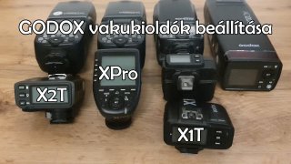 Godox vakukioldók párosítása (2020)