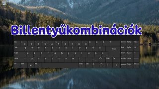 Számítógépes billentyű kombinációk Windows + PS